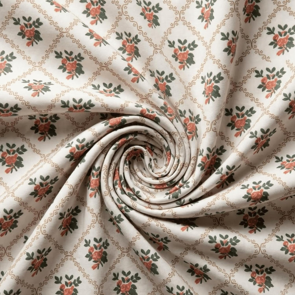 KNOT & TALES Rosewood Bedsheet | Premium Soft Cotton Double Bedsheet Set (90x100 Inch) with 2 Pillow Covers (20x30 Inches) | Comfortable Bedding Set