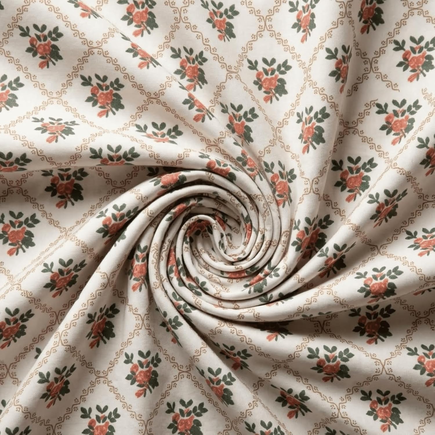 KNOT & TALES Rosewood Bedsheet | Premium Soft Cotton Double Bedsheet Set (90x100 Inch) with 2 Pillow Covers (20x30 Inches) | Comfortable Bedding Set